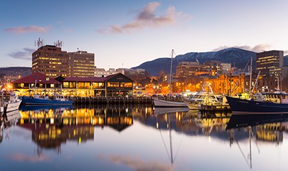 Arriving Hobart