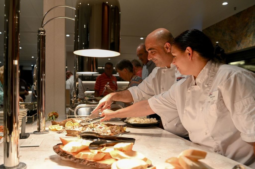 Cuisine on board Coral Expeditions Ships