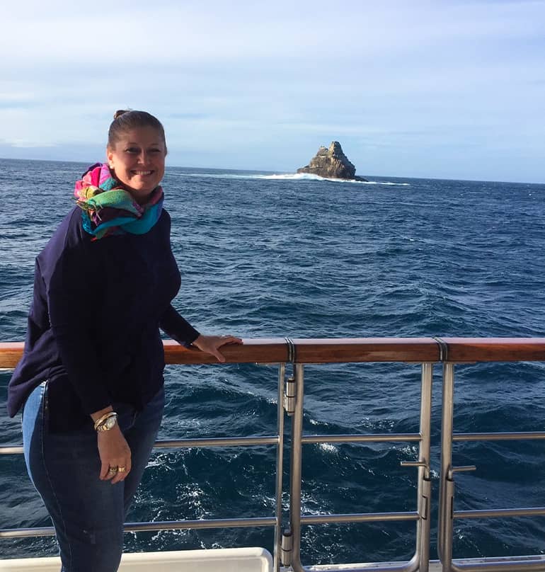 Elizabeth Webb at Pedro Braca Tasmania