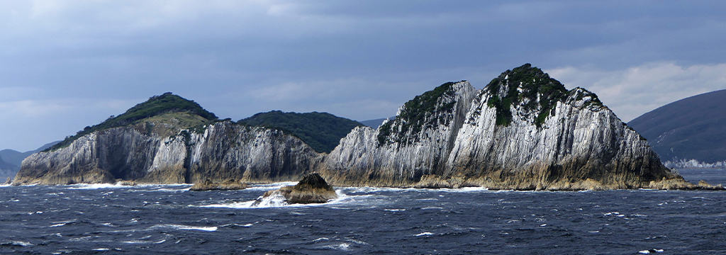 Breaksea Islands at Port Davey