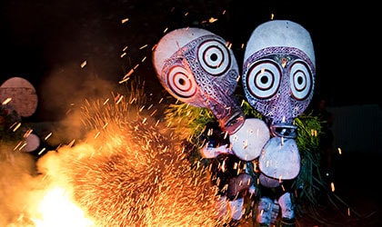 Baining Fire Dance