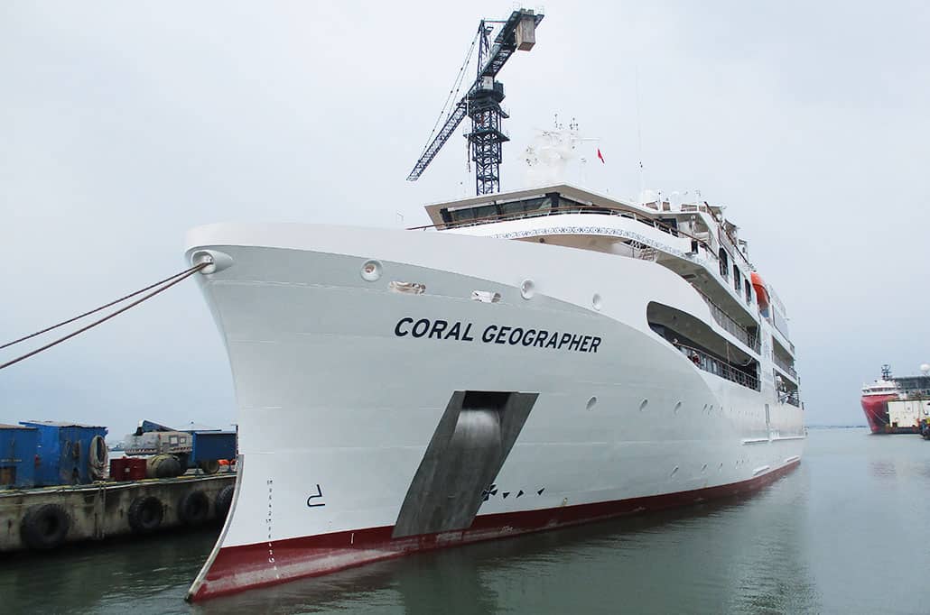 Coral Geographer Prepares to Sail