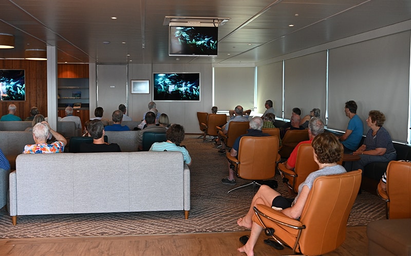 Coral Adventurer Bridge Deck Lounge Lecture