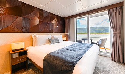 Coral Geographer's Explorer Deck Balcony Stateroom