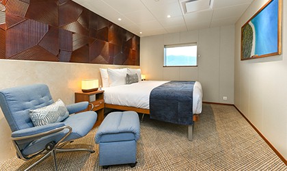 Coral Geographer's Promenade Deck Stateroom