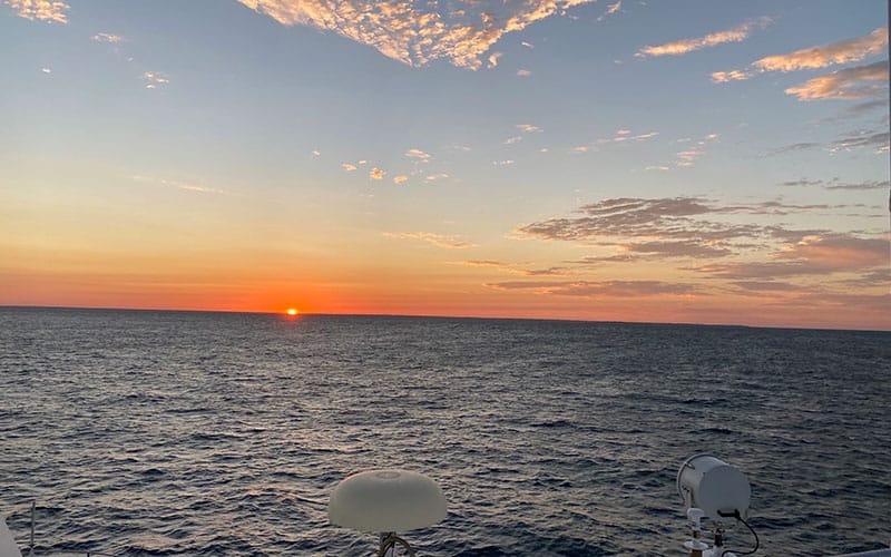 Ningaloo Voyage Log - At Sea