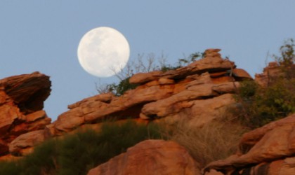 Kimberley rock and moon